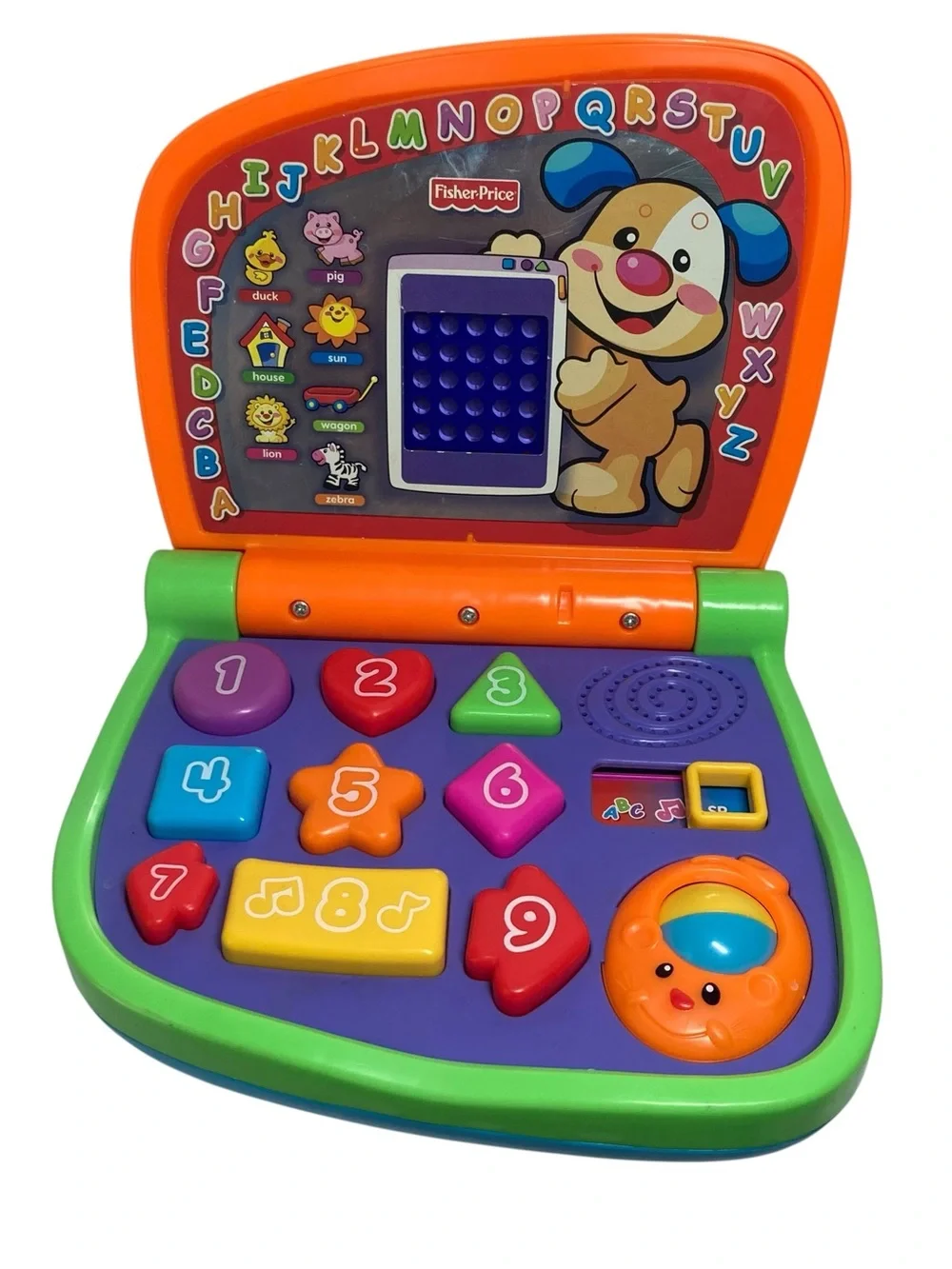Fisher Price Laugh & Learn Laptop Bilingual English Spanish 2010 WORKS